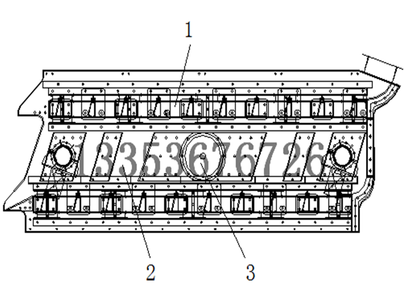 撞擊弛張篩篩箱結(jié)構(gòu)圖紙 撞擊弛張篩篩箱結(jié)構(gòu)圖紙